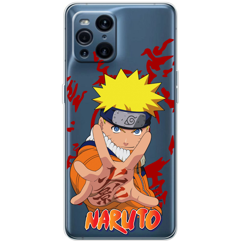 Прозрачный чехол BoxFace OPPO Find X3 Pro Naruto