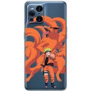 Прозрачный чехол BoxFace OPPO Find X3 Pro Naruto and Kurama