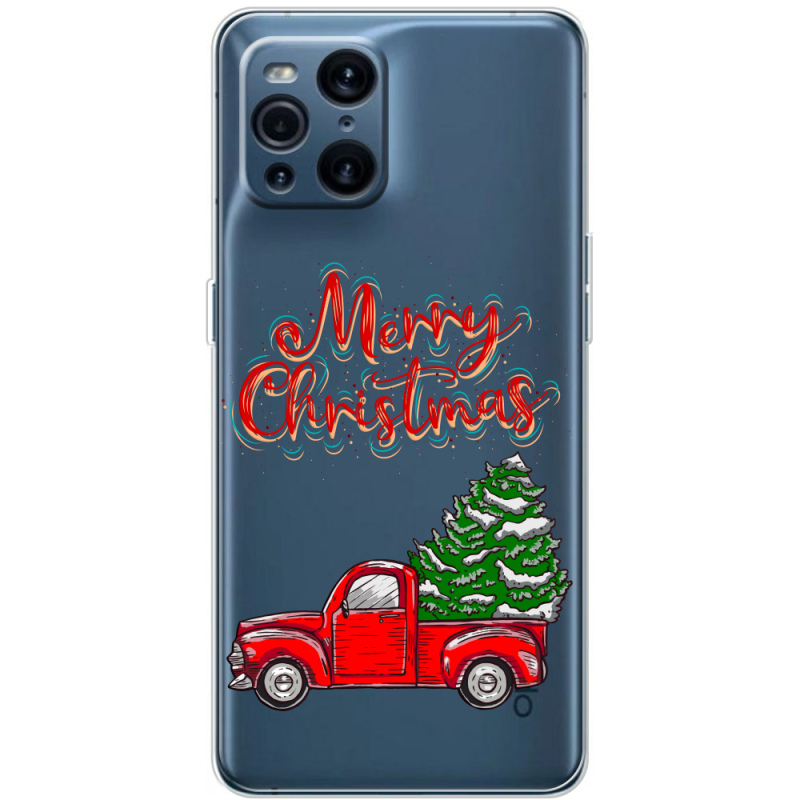 Прозрачный чехол BoxFace OPPO Find X3 Pro Holiday Car