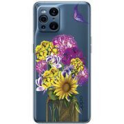 Прозрачный чехол BoxFace OPPO Find X3 Pro My Bouquet