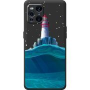 Черный чехол BoxFace OPPO Find X3 Pro Lighthouse