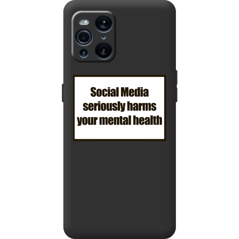 Черный чехол BoxFace OPPO Find X3 Pro 