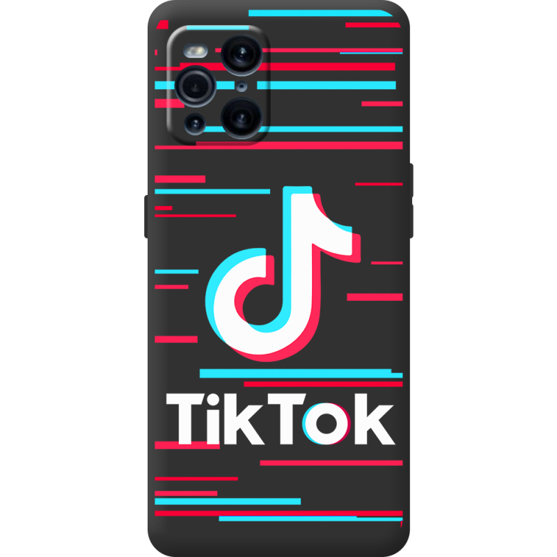Черный чехол BoxFace OPPO Find X3 Pro Tik Tok