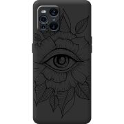 Черный чехол BoxFace OPPO Find X3 Pro Eye