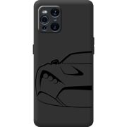 Черный чехол BoxFace OPPO Find X3 Pro Sportcar