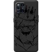 Черный чехол BoxFace OPPO Find X3 Pro Bear King