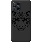 Черный чехол BoxFace OPPO Find X3 Pro Tiger