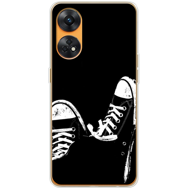 Чехол BoxFace OPPO Reno 8T 4G Black Sneakers