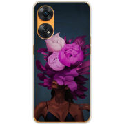 Чехол BoxFace OPPO Reno 8T 4G Exquisite Purple Flowers