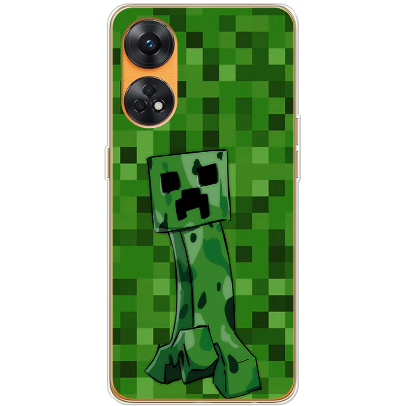 Чехол BoxFace OPPO Reno 8T 4G Minecraft Creeper