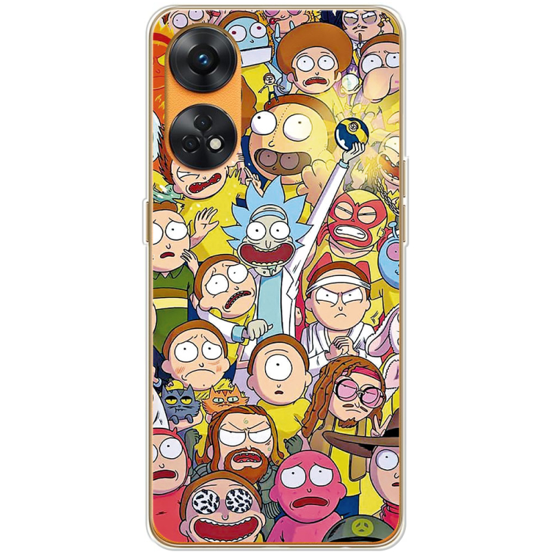 Чехол BoxFace OPPO Reno 8T 4G Rick and Morty