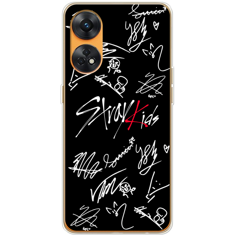 Чехол BoxFace OPPO Reno 8T 4G Stray Kids автограф