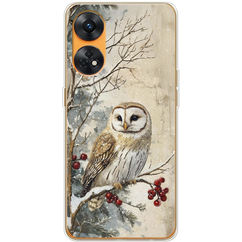 Чехол BoxFace OPPO Reno 8T 4G Christmas Owl