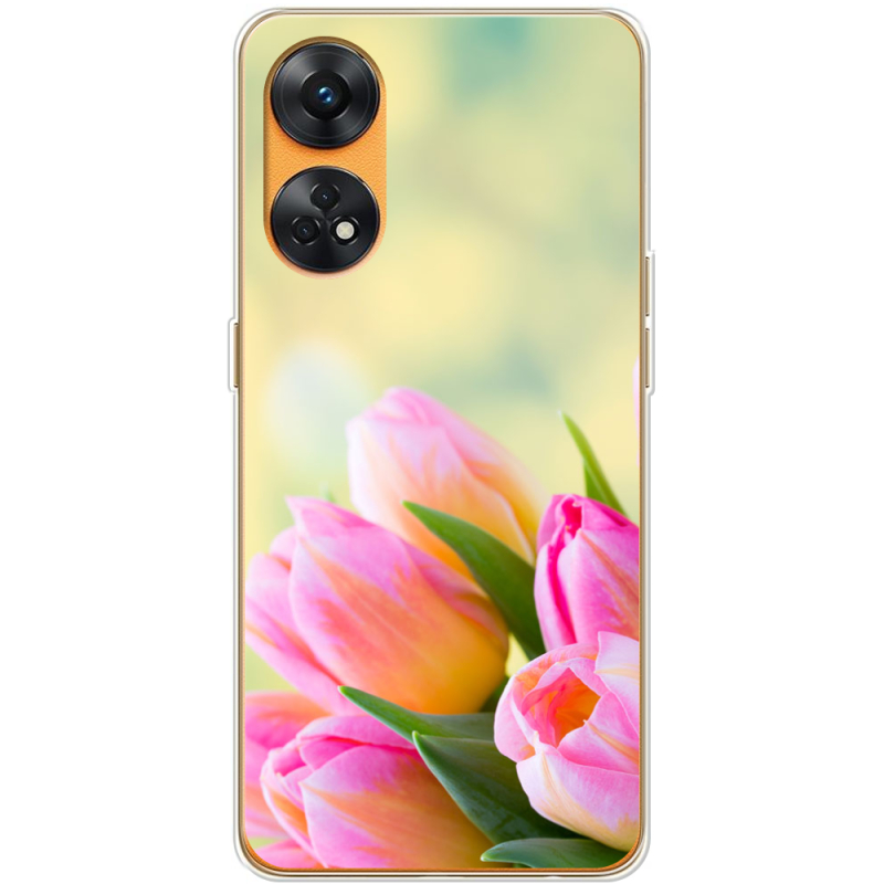 Чехол BoxFace OPPO Reno 8T 4G Bouquet of Tulips