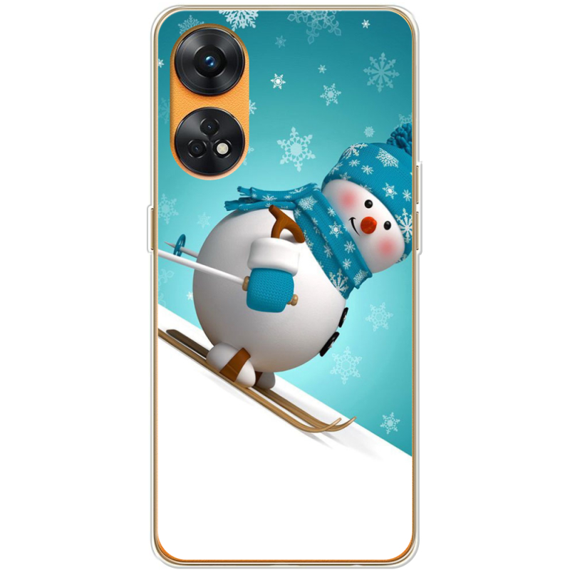 Чехол BoxFace OPPO Reno 8T 4G Skier Snowman