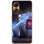 Чехол BoxFace OPPO Reno 8T 4G Silver Car