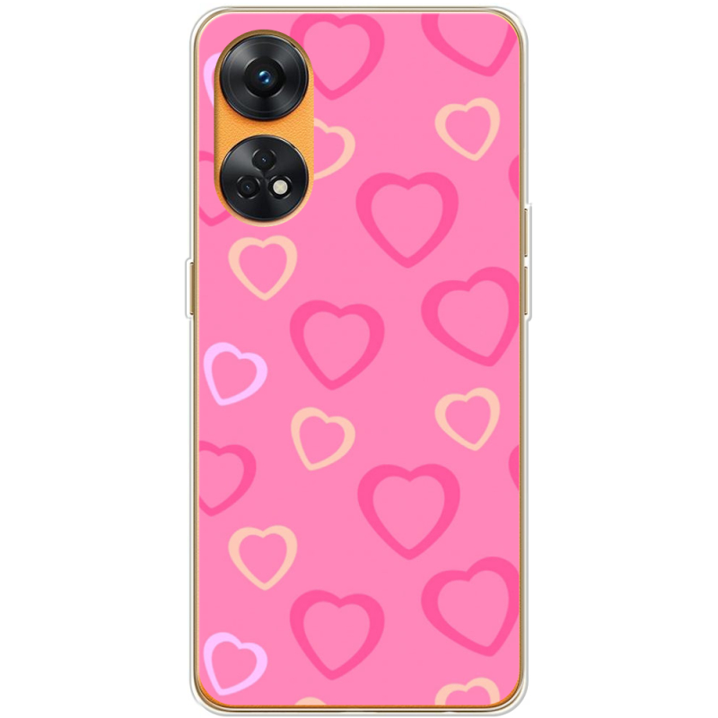 Чехол BoxFace OPPO Reno 8T 4G Sugar Hearts