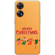Прозрачный чехол BoxFace OPPO Reno 8T 4G Merry Christmas