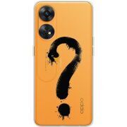 Прозрачный чехол BoxFace OPPO Reno 8T 4G Swan question