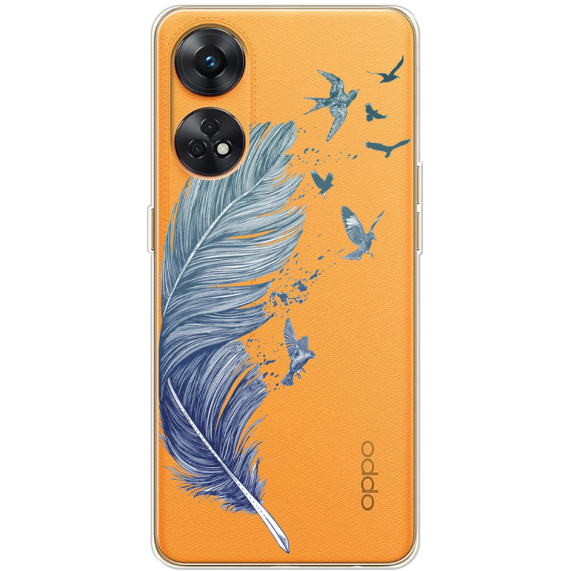 Прозрачный чехол BoxFace OPPO Reno 8T 4G Feather