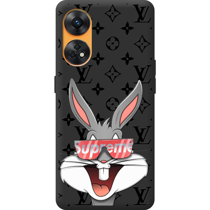 Черный чехол BoxFace OPPO Reno 8T 4G looney bunny