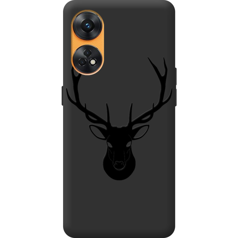 Черный чехол BoxFace OPPO Reno 8T 4G Deer