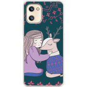 Чехол BoxFace Umidigi A13S Girl and deer