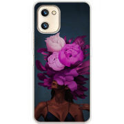 Чехол BoxFace Umidigi A13S Exquisite Purple Flowers