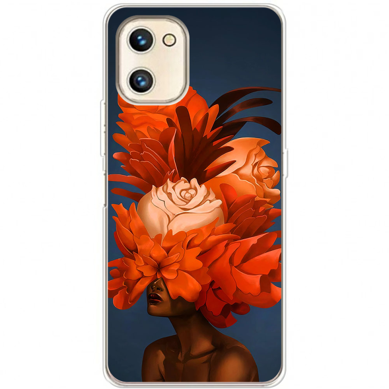 Чехол BoxFace Umidigi A13S Exquisite Orange Flowers