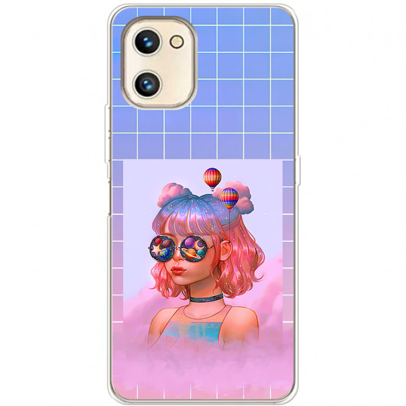 Чехол BoxFace Umidigi A13S Girl in the Clouds