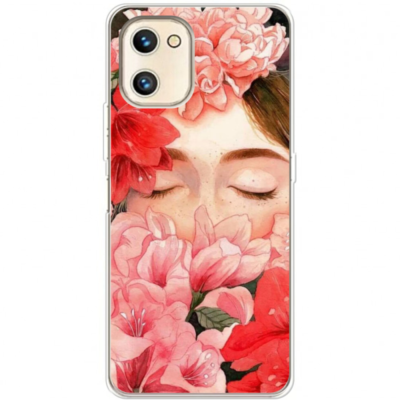 Чехол BoxFace Umidigi A13S Girl in Flowers