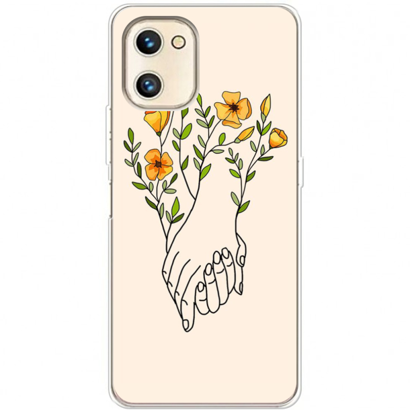 Чехол BoxFace Umidigi A13S Flower Hands