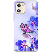 Чехол BoxFace Umidigi A13S Orchids and Butterflies