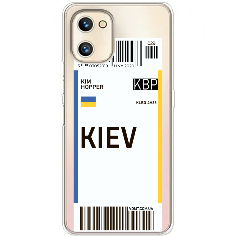 Прозрачный чехол BoxFace Umidigi A13S Ticket Kiev
