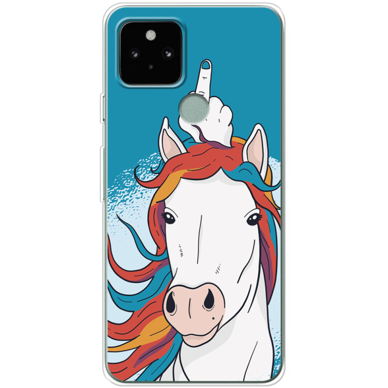 Чехол BoxFace Google Pixel 5A Fuck Unicorn