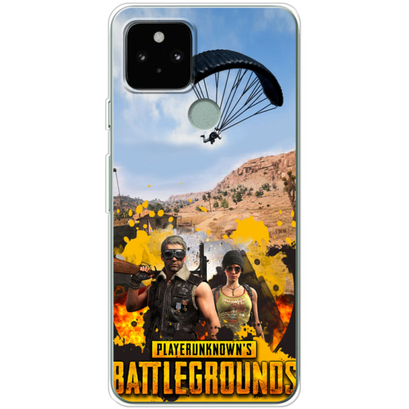 Чехол BoxFace Google Pixel 5A Pubg parachute