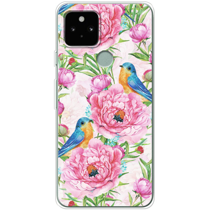 Чехол BoxFace Google Pixel 5A Birds and Flowers