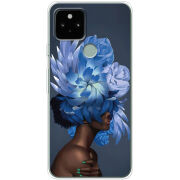 Чехол BoxFace Google Pixel 5A Exquisite Blue Flowers