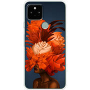 Чехол BoxFace Google Pixel 5A Exquisite Orange Flowers