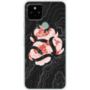 Чехол BoxFace Google Pixel 5A Snake Rose