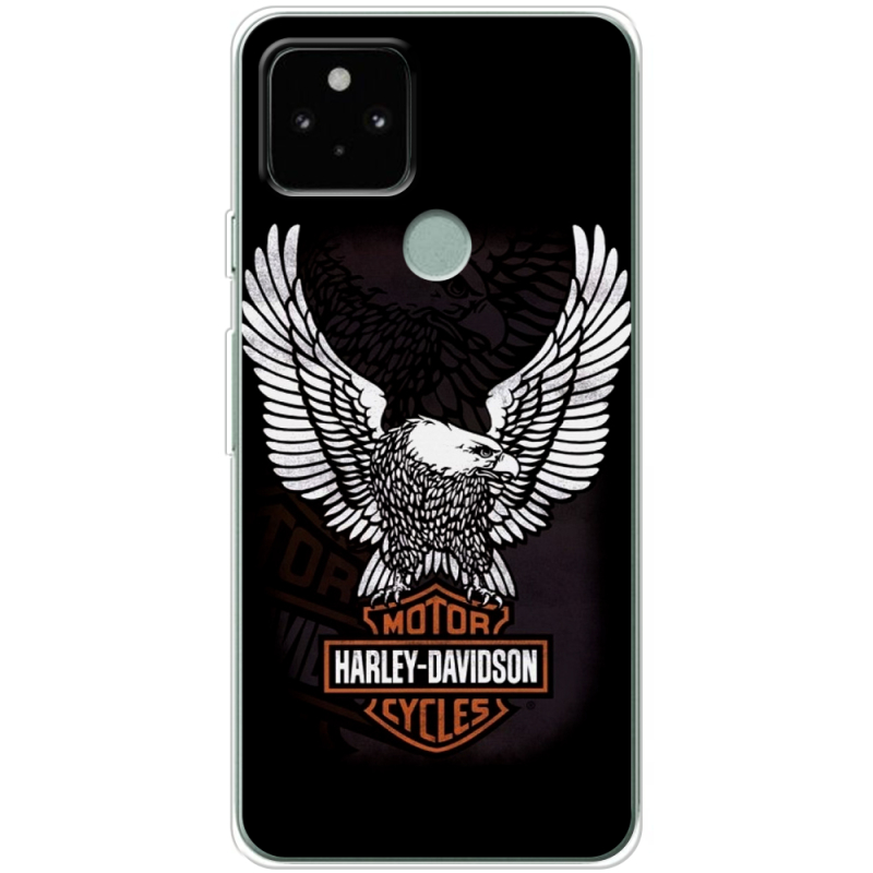 Чехол BoxFace Google Pixel 5A Harley Davidson and eagle