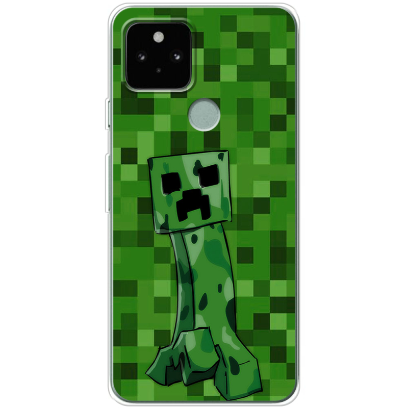 Чехол BoxFace Google Pixel 5A Minecraft Creeper