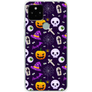 Чехол BoxFace Google Pixel 5A Halloween Purple Mood