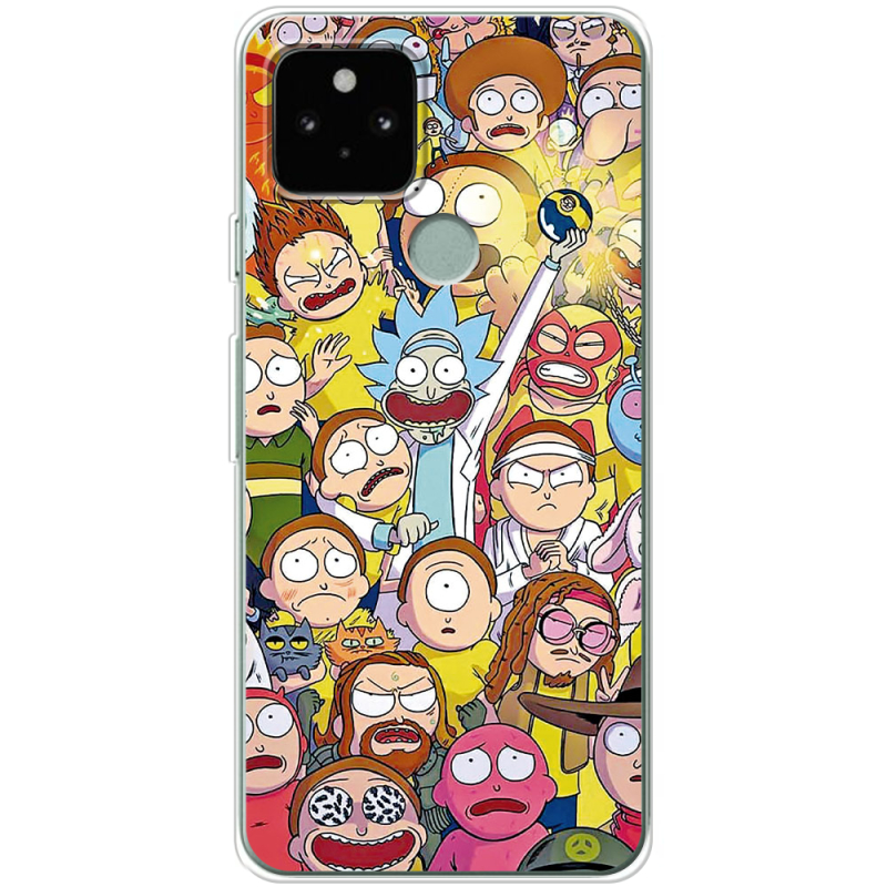 Чехол BoxFace Google Pixel 5A Rick and Morty