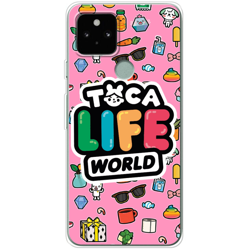 Чехол BoxFace Google Pixel 5A Toca Boca Life World