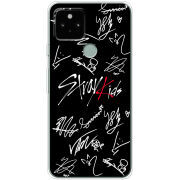 Чехол BoxFace Google Pixel 5A Stray Kids автограф