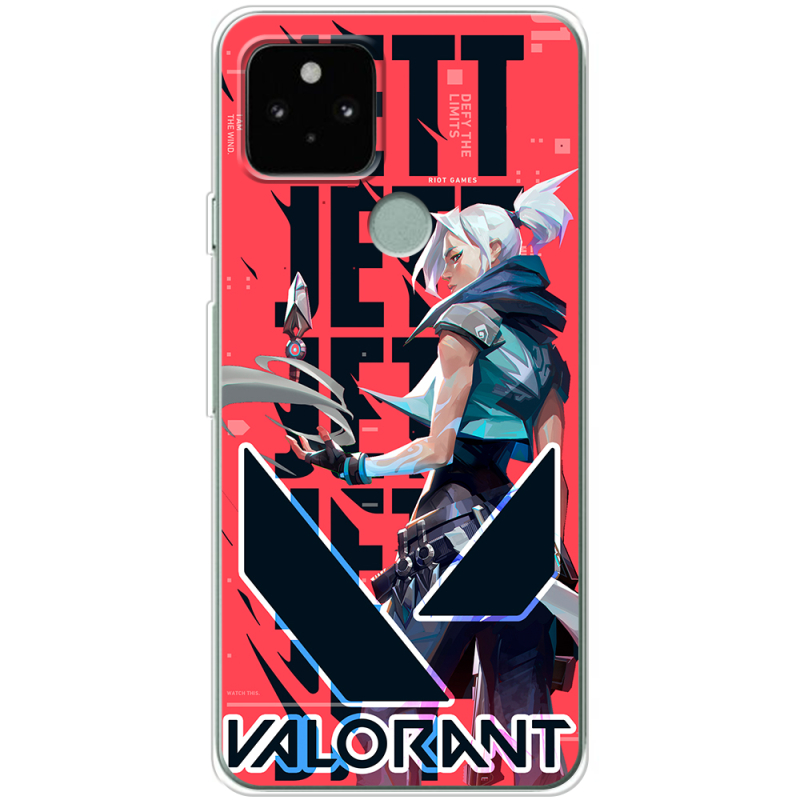 Чехол BoxFace Google Pixel 5A Valorant Jett