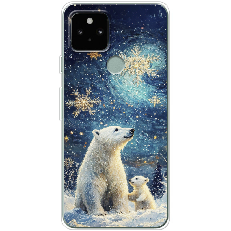 Чехол BoxFace Google Pixel 5A Північні ведмеді