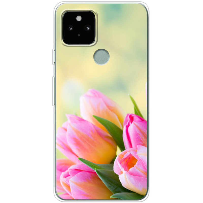 Чехол BoxFace Google Pixel 5A Bouquet of Tulips