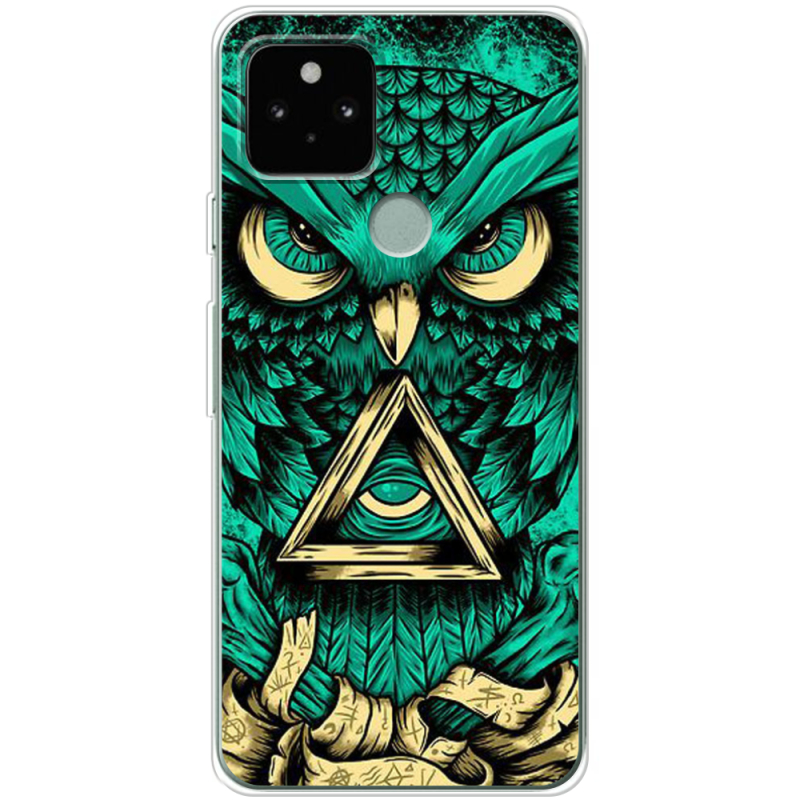 Чехол BoxFace Google Pixel 5A Masonic Owl